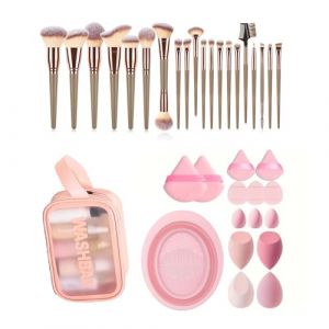 Gurxi Lot pinceaux maquillage Jessup pinceaux maquillage Makeup brushes Pinceau maquillage Pinceaux maquillages Accessoires de maquillage et outils Cadeaux de vacances appropri&eacute;s pour les filles (Gurxi, neuf)