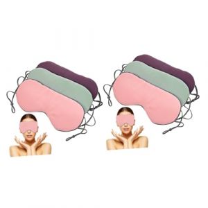 SEWOART 6 Pièces Bandeau Cache-oeil Pour Enfants Masques En Soie Oeillère Endormie Oeil D'enfant Oculaires Ombre De Couverture Des Yeux Cache-oeil Pour Les Enfants Œil Polyester (Si Peihong, neuf)
