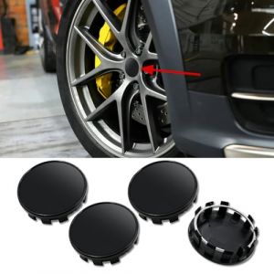 deemars 4PCS Enjoliveurs de Roue, Cache Moyeu de Roue avec Un Diamètre Extérieur de 2,13 Pouces et Un Diamètre Intérieur de 1,97 Pouce, Cache Moyeu de Centre de Roue pour la Plupart Voitures (Noir) (DEEMARS, neuf)