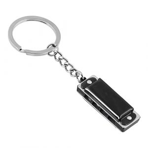 HUANIZI Porte-clés Harmonica coloré 8 tons 4 trous pour porte-clés harmonique porte-clés porte-clés sac pendentif harmonica porte-clés porte-clés noir (qaoshaner, neuf)