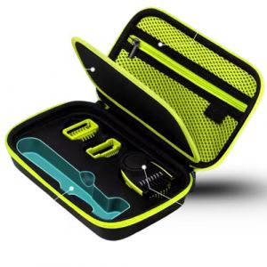 Giulia Beauty Sabot et Étui brevetés Compatible avec One Blade Visage+Corps QP2520,QP2530,QP2620,QP2630,QP27,QP28,Protecteur Peau,Peigne Corps,Brosse -Euipo number:015026664-0001 -tondeuse non incluse (Giulia Beauty, neuf)