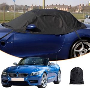 Housse De Voiture pour BMW Z3/Z4, Bâche De Voiture Remplacement Imperméable pour BMW avec Sangles Demi-Housse De Garage Demi-Housse Coupe-Vent pour Tous Les Temps Résistante Aux UV (occasiond, neuf)