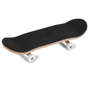 MAGT Finger Skateboard, Skate à Doigts en Alliage en Bois d'Érable Réduire la Pression Mini Finger Skate avec Boîte pour Adultes et Enfants (Blanc) (MAGT-EU, neuf)