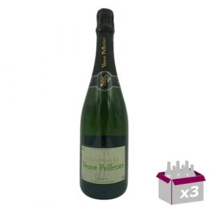 3x Champagne Veuve Pelletier Brut BIO - 3x75cL (Wine And More, neuf)