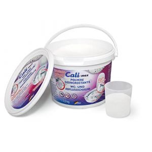 Cali-mex Mousse pour le nettoyage des siphons et des canalisations. &Eacute;limine les mauvaises odeurs, pr&eacute;vient les blocages et les obstructions dans les lavabos, les douches et les toilettes. 2 kg (Bio-Flip-Obenland-Wim-Mex Original, neuf)