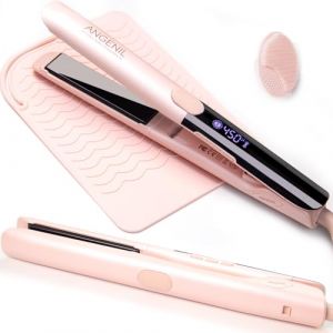ANGENIL Lisseur a Cheveux Ceramique Ionique,fer à Lisser 2,5 cm de Salon, Lisser les Cheveux, Voltage Universel, 230 ℃ Professionnel Haute Température, Lisser L'humidité des Cheveux (ANGENIL, neuf)