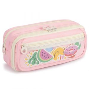 Bunnychic Trousse &agrave; Crayons Grande capacit&eacute; avec Compartiments, Trousse Scolaire avec Fermeture &eacute;clair, &eacute;tui de Rangement pour stylos pour Adolescents, Filles, gar&ccedil;ons, Trousse de Bureau pour Adultes (Bunnychic, neuf)