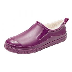 Chaussures de jardin pour femme - Imperm&eacute;ables - Sabots de jardin - Antid&eacute;rapants - Chaussures professionnelles - Sabots de cuisine - En caoutchouc - L&eacute;g&egrave;res, lilas, 39 EU (shasha store, neuf)