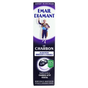 1 Email Diamant Le Charbon Dentifrice Blanchissant Quotidien Original Cosm&eacute;tique Charbon Activ&eacute; Charbon - 75ml Grande Taille - 1 Tube (LUSH_FABRIC, neuf)