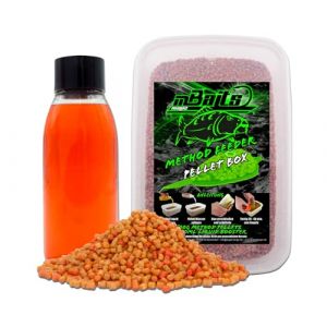 Angel-Berger Magic Baits Méthode Feeder Pellet Box Pellet Set (500g, King Pineapple) (Angelshop-Berger, neuf)