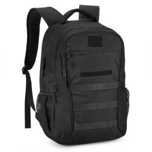VINBAGGE Sac à Dos Militaire, 30L Cartable Sac à Dos de Trekking, Sac à Dos Tactique Molle, Imperméable Sac à Dos de Combat pour Voyage Camping Scalade 20L/25L/35L (GENOLD, neuf)