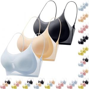 Vente Flash du Jour Et Soldes Homme Soutien Gorge sans Armature 90A Brassiere Bretelle Sport Femme Maintien Fort pour Enceinte Top Integree D'Allairement Brassière Ampliforme sous-Vêtements (Uwdiohq, neuf)