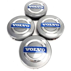 ZUOBYMBC 4 Pièces Cache-Moyeu pour Volvo XC90 V40 V50 V60 V70 V90 C30 C40 C70 64mm,Cache Moyeux,Cache de Roue Centrale,Auto Cache Moyeux Capuchons De Centre,Jante Centre D'emblème (DATONGSHIYUNGANGQUZHIPENGBAIHUODIAN, neuf)