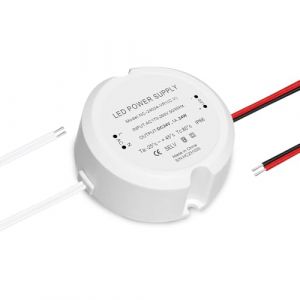 HNCY Transformateur 220V 24V 24W, Alimentation 24V 1A, IP66 LED Alimentation Driver Power Supply, LED Transfo AC à DC, Adaptateur à Tension Constante, Sans Scintillement, Sans Bruit, Non Dimmable (CYHQ-EU, neuf)