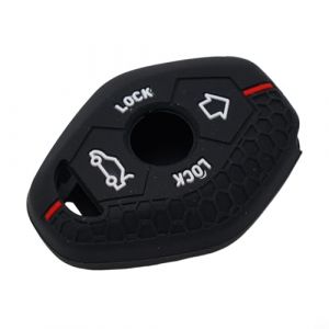 Coque de protection en silicone pour cl&eacute; BMW E46 E53 X3 E83 X3 E39 Serie 7 5 3 330i Mat&eacute;riau imperm&eacute;able et r&eacute;sistant &agrave; la poussi&egrave;re (frontowner, neuf)