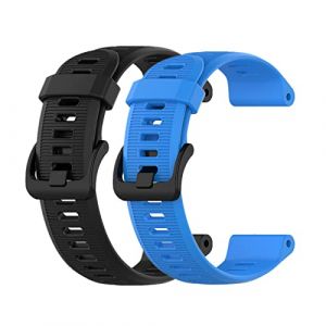 Muovrto Bracelet pour Garmin Forerunner 945/Forerunner 935, Bracelet Remplacement en Silicone pour Garmin Fenix 6/approach S60 (Joyful and childlike, neuf)
