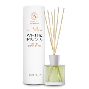Diffuseur de Parfum Musc Blanc 100 ML - Ar&ocirc;me Propre - Fragrance Fra&icirc;che et Durable - Desodorisant Maison - Assainisseurs de Air - Aromath&eacute;rapie - Maison - Club - Restaurant - Boutique (AROMATIKA trust the power of nature, neuf)