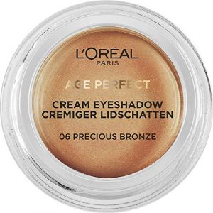 L'Oréal Paris Age Perfect - Lot de 3 fards à paupières crémeux - 06 Precious Bronze - Doré - Texture crémeuse - Haute opacité - 3 x 4 g (Mr Cosmetics, neuf)