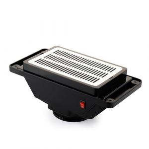 Aspirateur &agrave; ongles Forte Table int&eacute;gr&eacute;e bureau collecteur de poussi&egrave;re d'ongles aspirateur &agrave; ongles Machine de manucure d'aspiration Salon de manucure(Zwart) (HOME841, neuf)