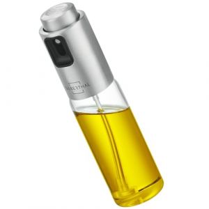 SILBERTHAL Pulv&eacute;risateur d'huile en verre de 120 ml - Vaporisateur d'huile alimentaire - 2 en 1 vinaigre et distributeur d'huile - Pulv&eacute;risation uniforme pour friteuses &agrave; air chaud, po&ecirc;les, salade (premano, neuf)