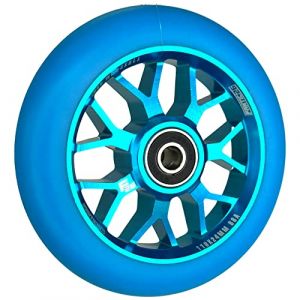 Fantic26 Spy7 Stunt Scooter Rolle I Trick I Tret I Enfants I Roller I Roue I 110 mm I ABEC 11 I Rapide I Silencieux I Freestyle (Turquoise/Pu Turquoise) (Fantic26 Funsport GmbH, neuf)