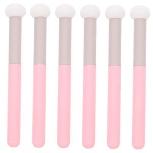 WOFASHPURET 6pi&egrave;ces &Eacute;ponge Correctrice Forme De Champignon Applicateur De Maquillage Avec Manche Pour Fond De Teint Anticernes Et Poudre (Leiyun, neuf)