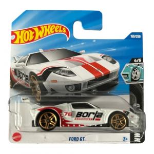 Hot Wheels V&eacute;hicule &agrave; l'&eacute;chelle 1:64 pour jouer ou exposer - Collection de voitures - Cadeau pour enfants - Mod&egrave;le 2025 - Choisissez 1 voiture (HYY92, 159/250 Ford GT) (KaWaDiGe, neuf)