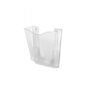 Deflecto Pr&eacute;sentoir mural Corbeille murale portrait A4 Transparent (ALPEXE France, neuf)