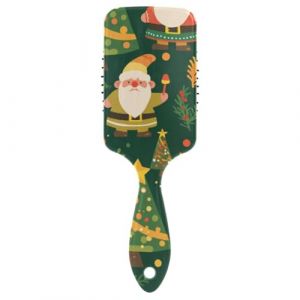 Peigne à coussin d'air antistatique motif nain vert dessin animé conçu pour masser le cuir chevelu pour les cheveux clairsemés avec poignée ergonomique cepillo anti-frisottis para cabello (LLiangCai, neuf)
