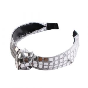 Bandeau &agrave; paillettes en tissu europ&eacute;en et am&eacute;ricain pour femme, haut de gamme, large bord, accessoires pour cheveux (petit 5) (WANGJZNB, neuf)