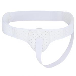 Ceinture pour Hernie Inguinale Homme Èlastique Hernie Inguinale Slip Côté Gauche/Droit Soulage Efficacement La Douleur Ceinture de Soutien pour Hernie Inguinale Postopératoires,XL,White (TianZhiShangMao, neuf)
