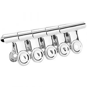 5Pcs Nail Extension Clips,Stainless Curve C Nail Curvature Pinching Clips,Multi-functional Nail Art Accessories Metal Finger Nail Extension Tools for Nail Salon Home Kitchen Office (SHenT, neuf)