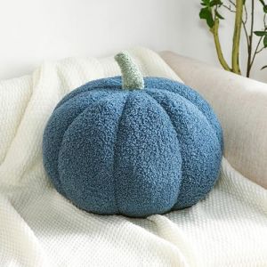ZxrFxr Oreiller d&eacute;coratif en forme de citrouille en peluche douce pour d&eacute;coration d'Halloween (LMRZFC, neuf)