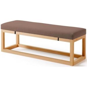 Hoowarm Coussin d'assise pour Banc de Jardin 5cm d'épaisseur Coussin de Banc 80x40/110x40/120x40/140x40/120x50cm Coussin Banquette Antidérapant Amovible pour Exterieur Interieur Meuble(N,150x30x5cm) (AlienGi, neuf)