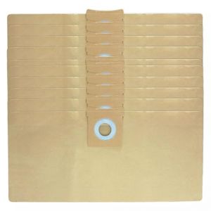SPARES2GO Lot de 10 sacs à poussière solides pour Mac Allister MAC25-S, MAC19-PRMAC22-PRMWVPAll 20/30, 16L, 20L, 30L Aspirateur (SPARES-2-GO, neuf)