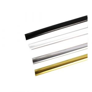 Moulure Adhesive Plafond Kit Moulure Murale Adhesive Baguette De Finition Corniche Baguette Angle Mur, Pour Mur, Sol, Carrelage, Argent 4m*8mm (WZerh, neuf)