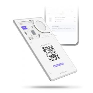 Rolling Square AirCard Pro - Tracker Card Bluetooth UltraMince, Traceur Tag Carte Compatible avec Android Google Find Hub, Charge Wireless, Traqueur Localisateur avec Digital ID, Gadget High Tech (Rolling Square, neuf)