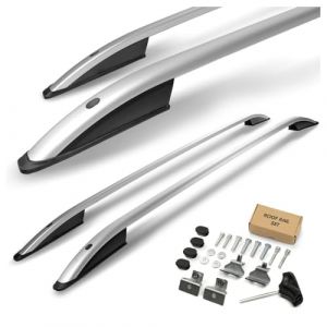 CHROMEMASTER | Les Barres de Toit Compatible avec Toyota RAV4 2013-2018; Rails de Toit Con&ccedil;us pour Le Montage de Barres de Toit, de Coffres de Toit, de Porte-v&eacute;los | Aluminium Durable (CHROMEMASTER, neuf)
