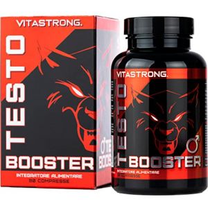 Vitastrong - Booster de testostérone, 100% naturel et sûr Comprimé, fabriqué en Italie, haute qualité, pour augmentation extrême des niveaux de testostérone et de la masse musculaire (Vitastrong., neuf)