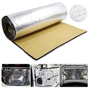 Sfit Tapis de Voiture Isolant Tapis D’Isolation Acoustique Tapis Amortisseur d'Isolation Phonique Thermique Sonore Autocollant Imperméable pour Moteur Voiture Toit Fenêtre(Kraft,200cm×50cm×5mm) (sexyguys, neuf)