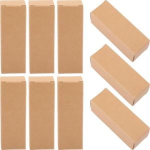 Sewroro Bo&icirc;te en Carton Kraft 50 Pi&egrave;ces 31 X 31 X 9 CM pour Emballage et Rangement de Rouges &agrave; L&egrave;vres &agrave; L&egrave;vres et Huiles Essentielles Organisateur Compact pour Pr&eacute;sents et Usage (allDUO, neuf)