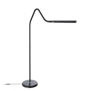 daylight Electra - E35231 - Lampadaire dimmable - Liseuse sur pied &agrave; LED - Bras flexible - Dimmable - Noir - LED - Design (Vergrootglas, neuf)
