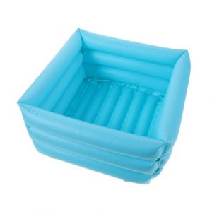 HAPINARY Bassin de Bain pour Gonflable et Pliable PVC Bac &agrave; Tremper Compact et pour Voyage et Usage Domestique Tub de Soins Rapide &agrave; Gonfler pour D&eacute;tente (Gan Gardner, neuf)