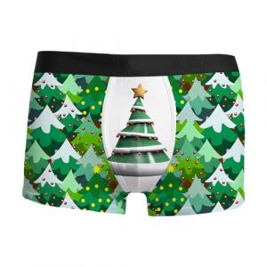 G&eacute;n&eacute;rique Cale&ccedil;on No&euml;l Homme, Boxer Drole Homme Fantaisie Calecon Pere Noel Humour Coquin Rigolo Cale&ccedil;on Saint Valentin Hommes Cadeau Slip Personnalis&eacute; Hommes Noel Costumes (vicici-cinea, neuf)