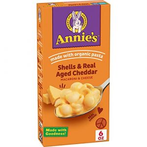 Annie's Macaroni & Fromage Coquilles & Cheddar vieilli 177 g (Treatspree, neuf)