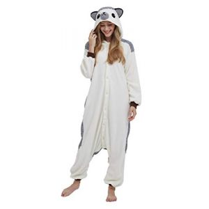 Pyjama Licorne Kigurumi Adulte Animal Cosplay Costume Sleepwear Combinaison Jumpsuit,XL,Hérisson (yeapnow, neuf)