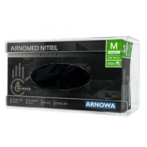 ARNOMED Support gant pour gants jetables, 1 support de gants jetables pour 1 boîte, support mural pour gants jetables, distributeur de gants transparent en acrylique en 24,6 x 10,6 x 13,5cm (arnowa, neuf)