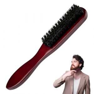 LACHT Brosse Plaquage Cheveux,Brosse Poils Sanglier,Brosse a Chignon, Brosse Barbe pour Femmes Hommes, pour Cheveux Épais, Ondulés, Secs ou Abîmés,brosse poils sanglier (candy27seven, neuf)
