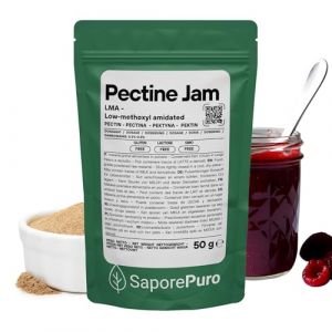 Saporepuro Pectine Jam en poudre 50 g &ndash; LMA &ndash; SANS GLUTEN &ndash; id&eacute;ale pour confitures &agrave; faible teneur en sucre (Gioia Group S.r.l., neuf)