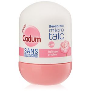 Cadum - D&eacute;odorant Femme Bille Micro Talc Fra&icirc;cheur Pivoine Efficacit&eacute; 24h - 50 ml (Outlet Makeup, neuf)